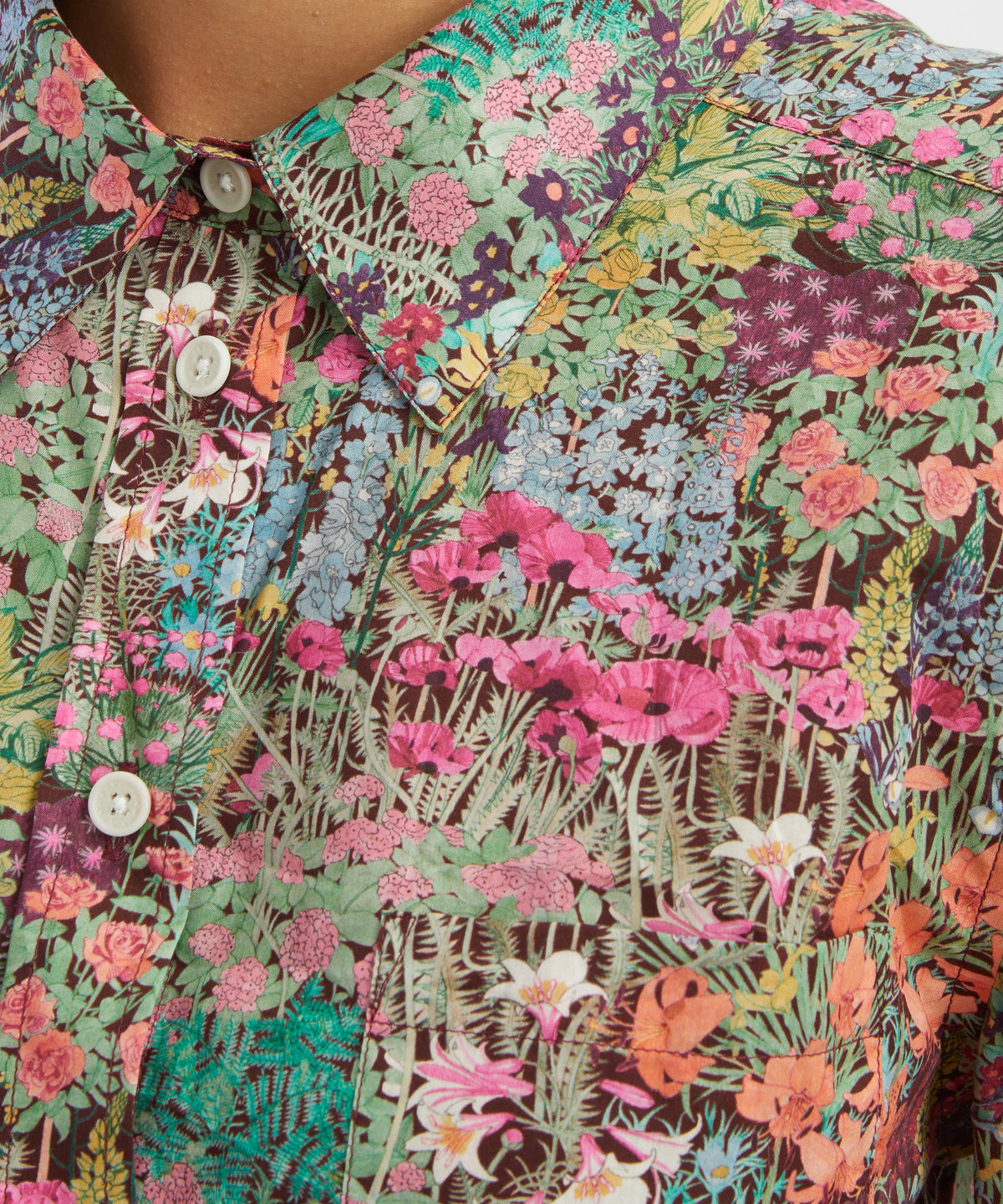 Dark Pink Anna's Haven Fitted Shirt