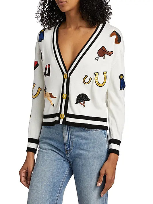 Bradley Stretch Cotton Equestrian Cardigan