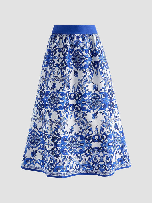 EARLA SOLSTICE HR FLARE MIDI SKIRT