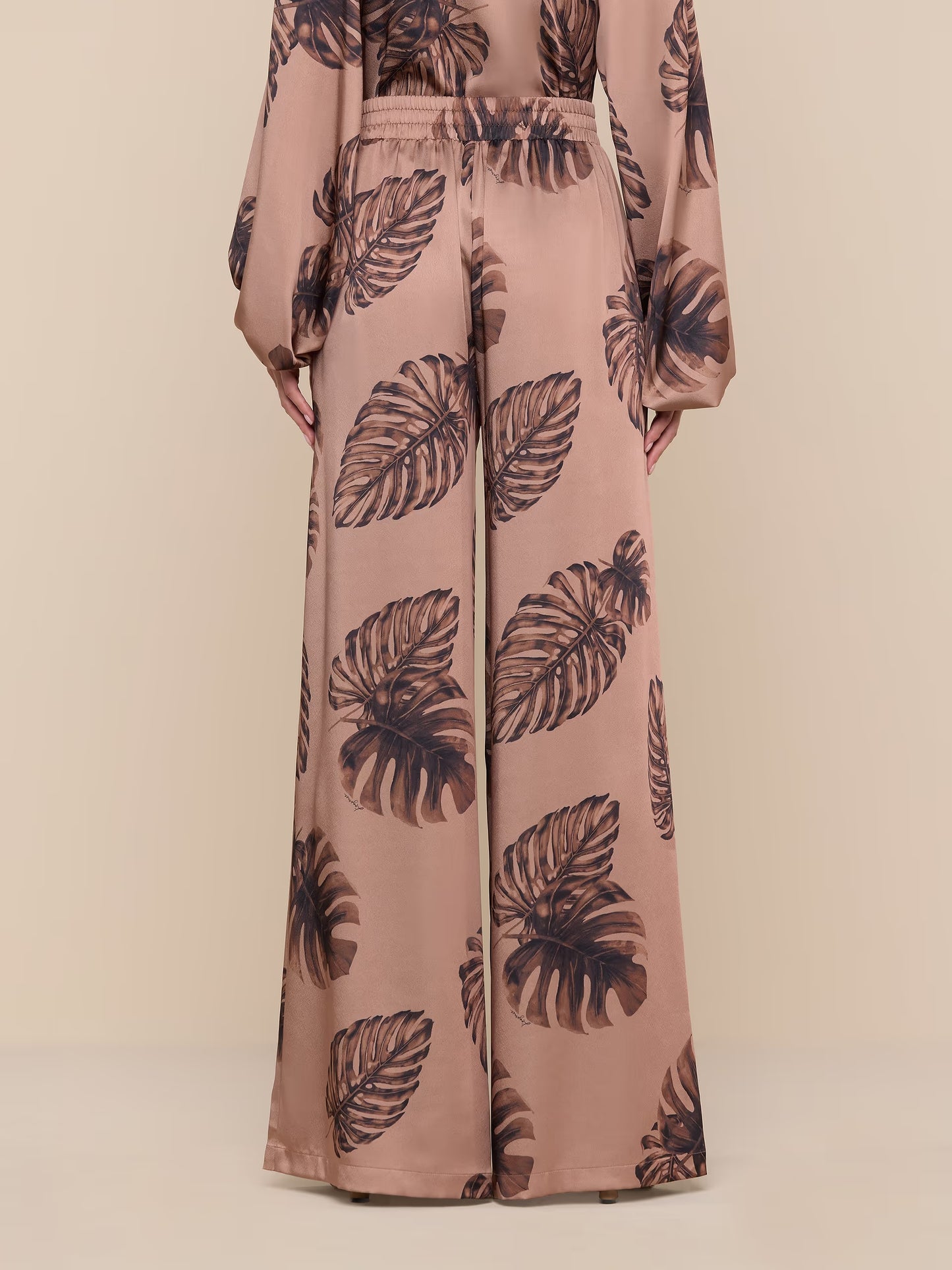 Lillian Satin Wide Leg Pant