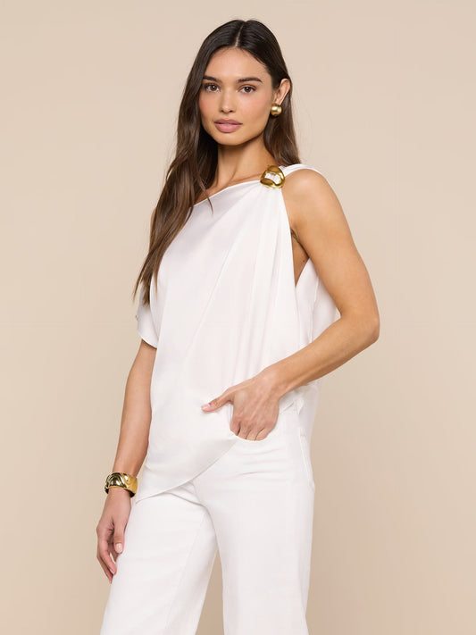 Driselle Scarf Top