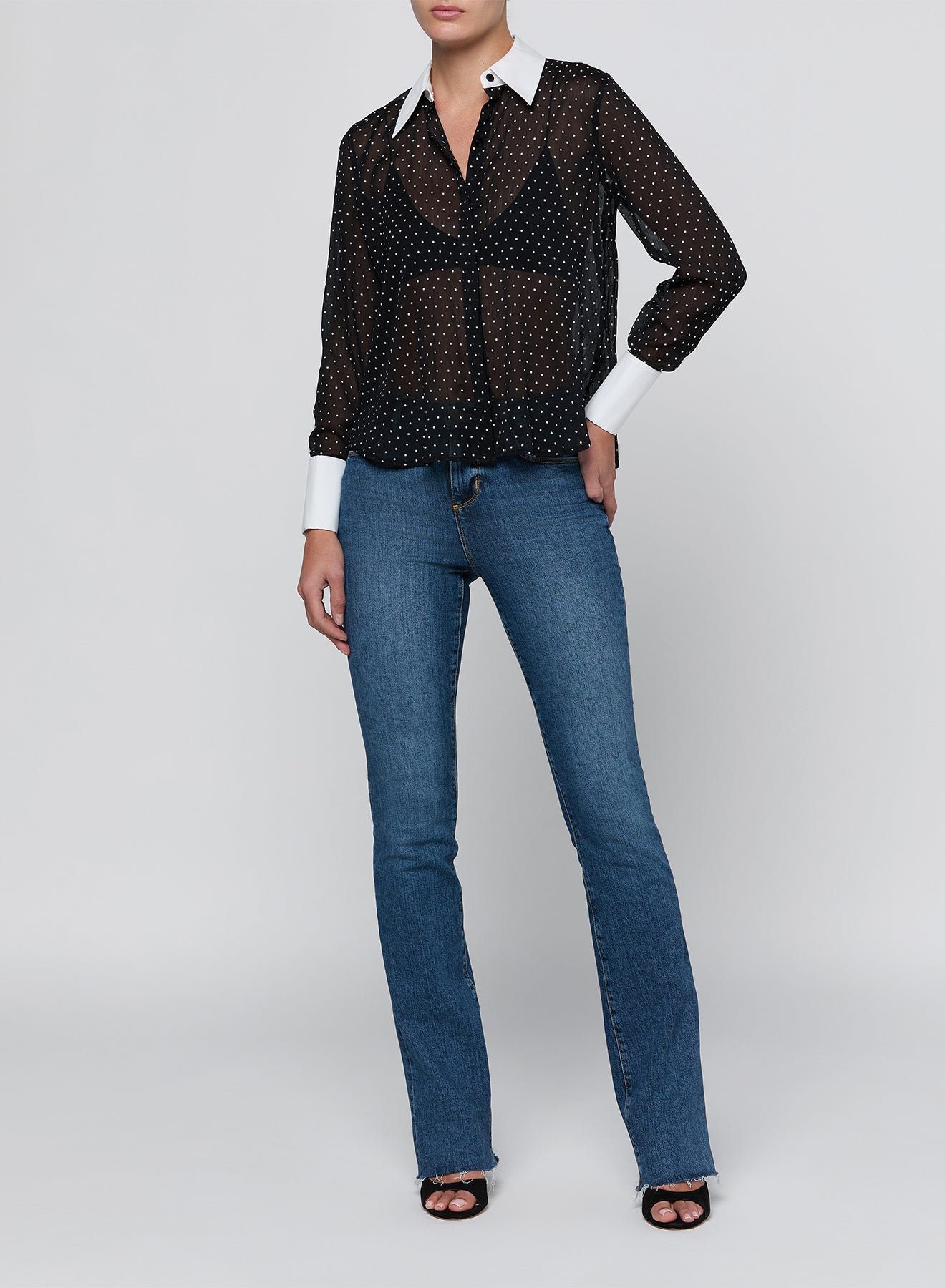 SONA POPLIN COLLAR BLOUSE