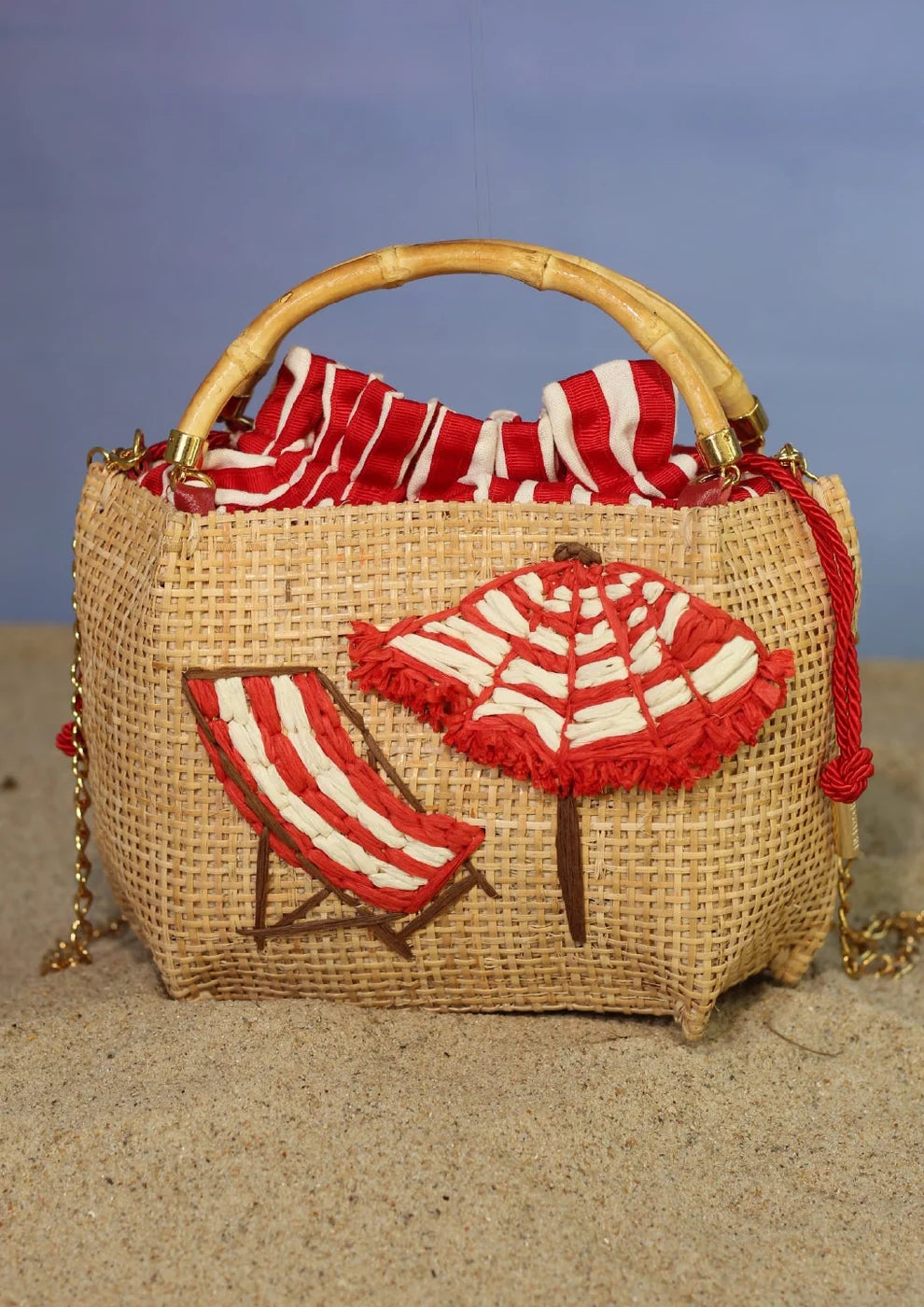Seville Petit Parasol Red