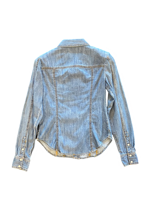 Crawford Denim Blouse