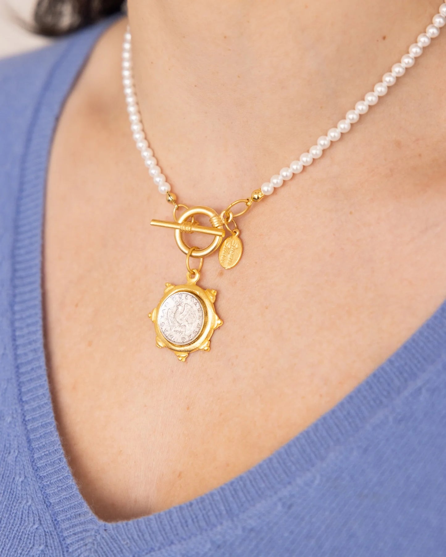 Dove Coin Katie Necklace