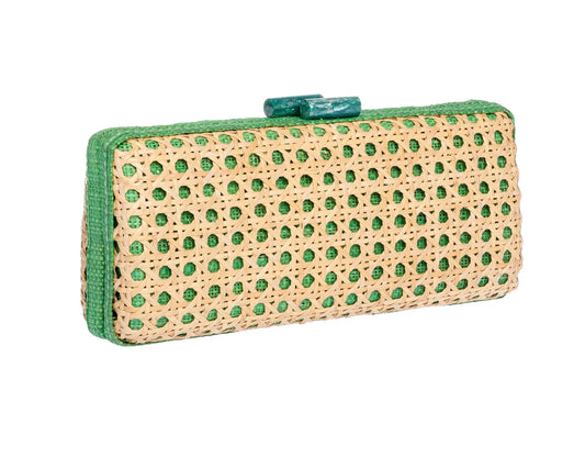 GREEN ALESSANDRA CLUTCH