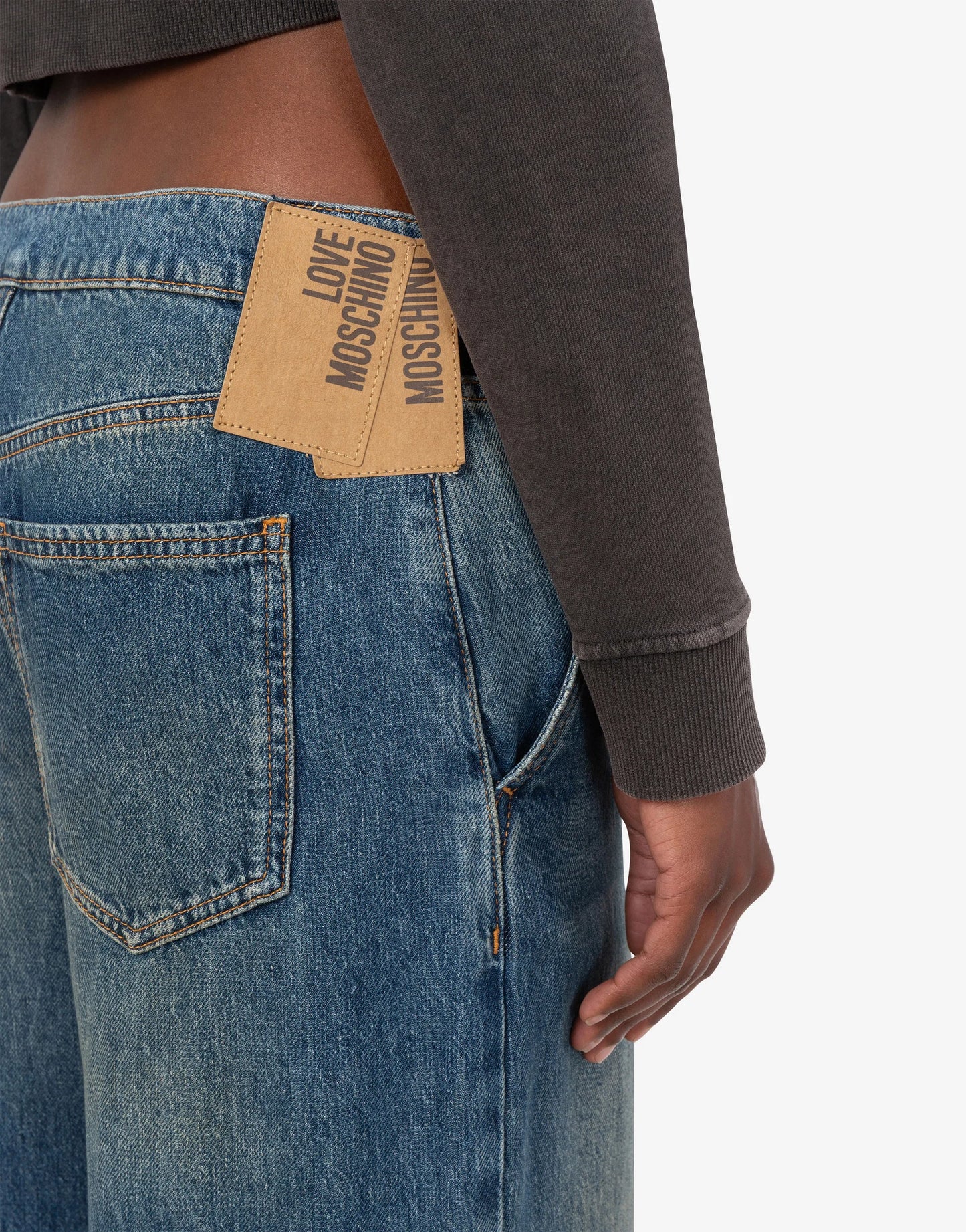 Wide Leg Denim Pants