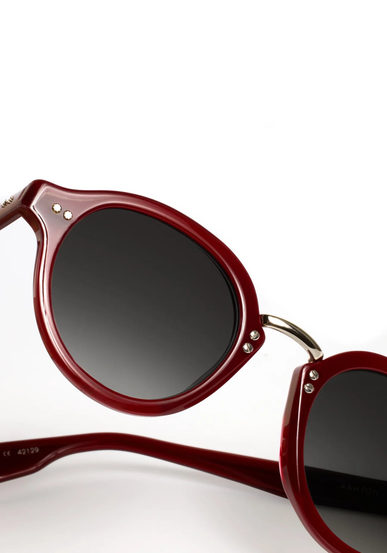 ASHTON Brandy Silver Sunglasses