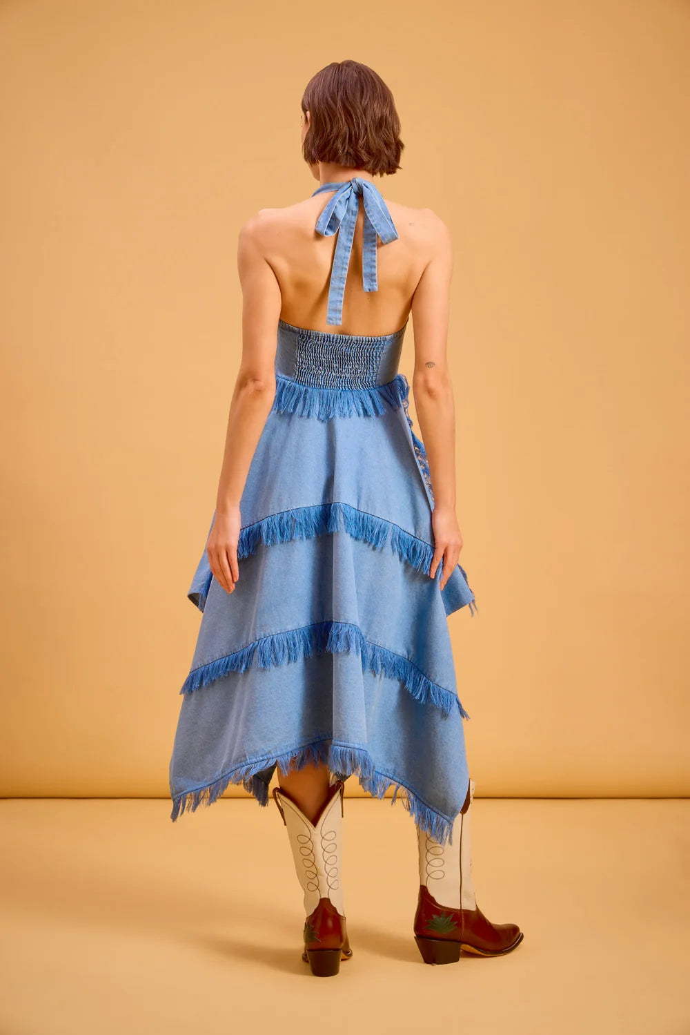 Byars Dress, Denim