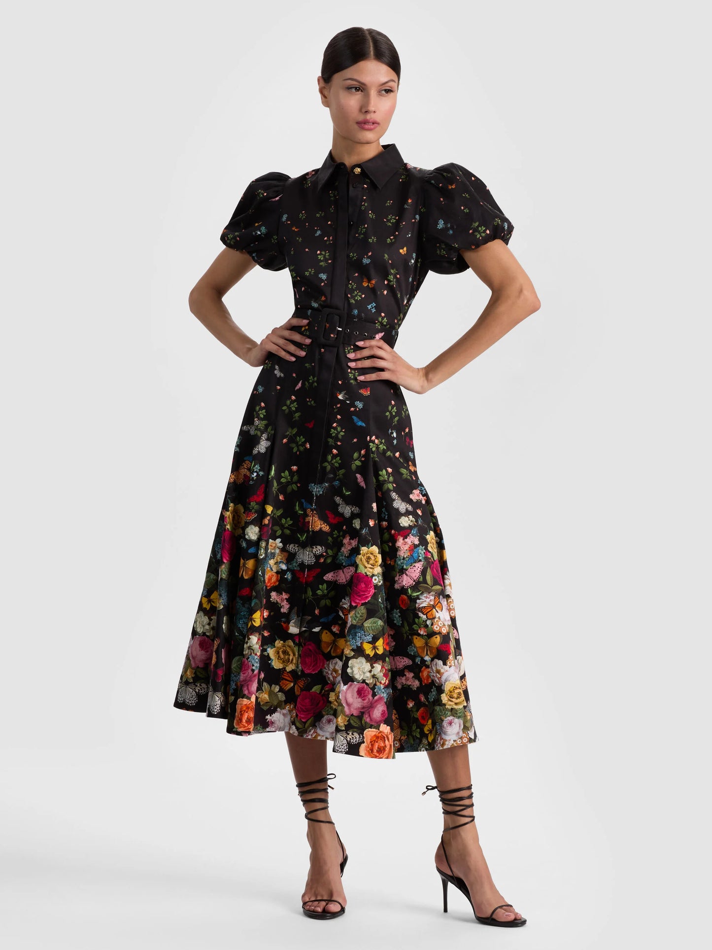 Henrietta Belted Midi Dress