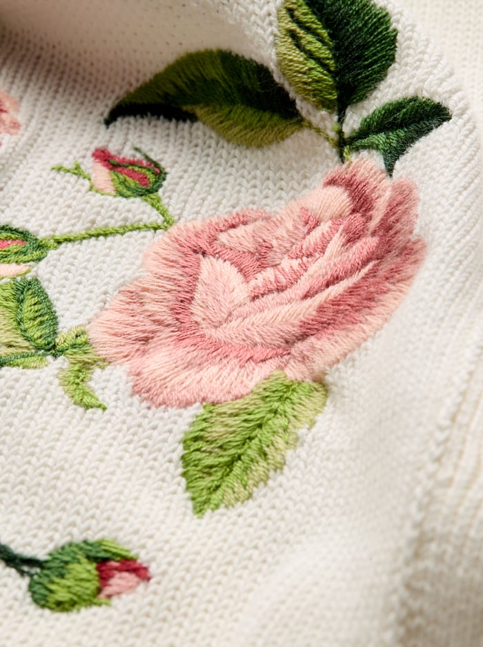 Floral Dollie Embroidered Cardigan