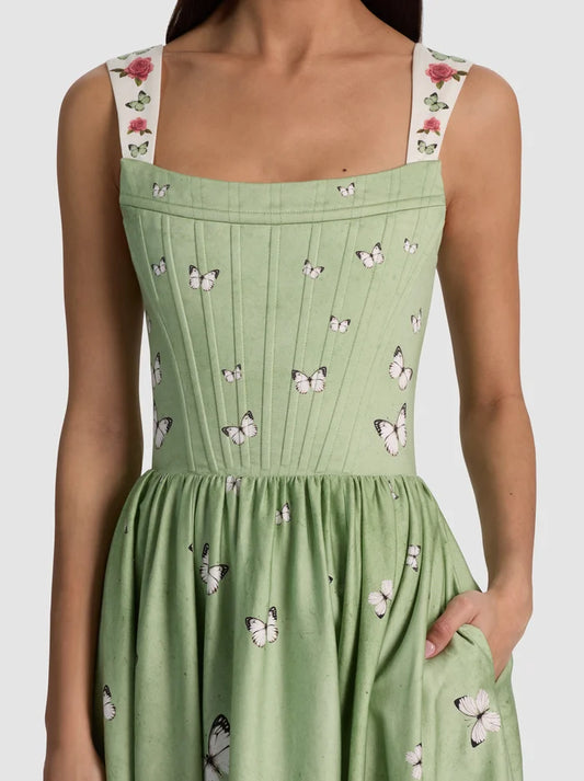 GUINEVERE BUSTIER MAXI DRESS