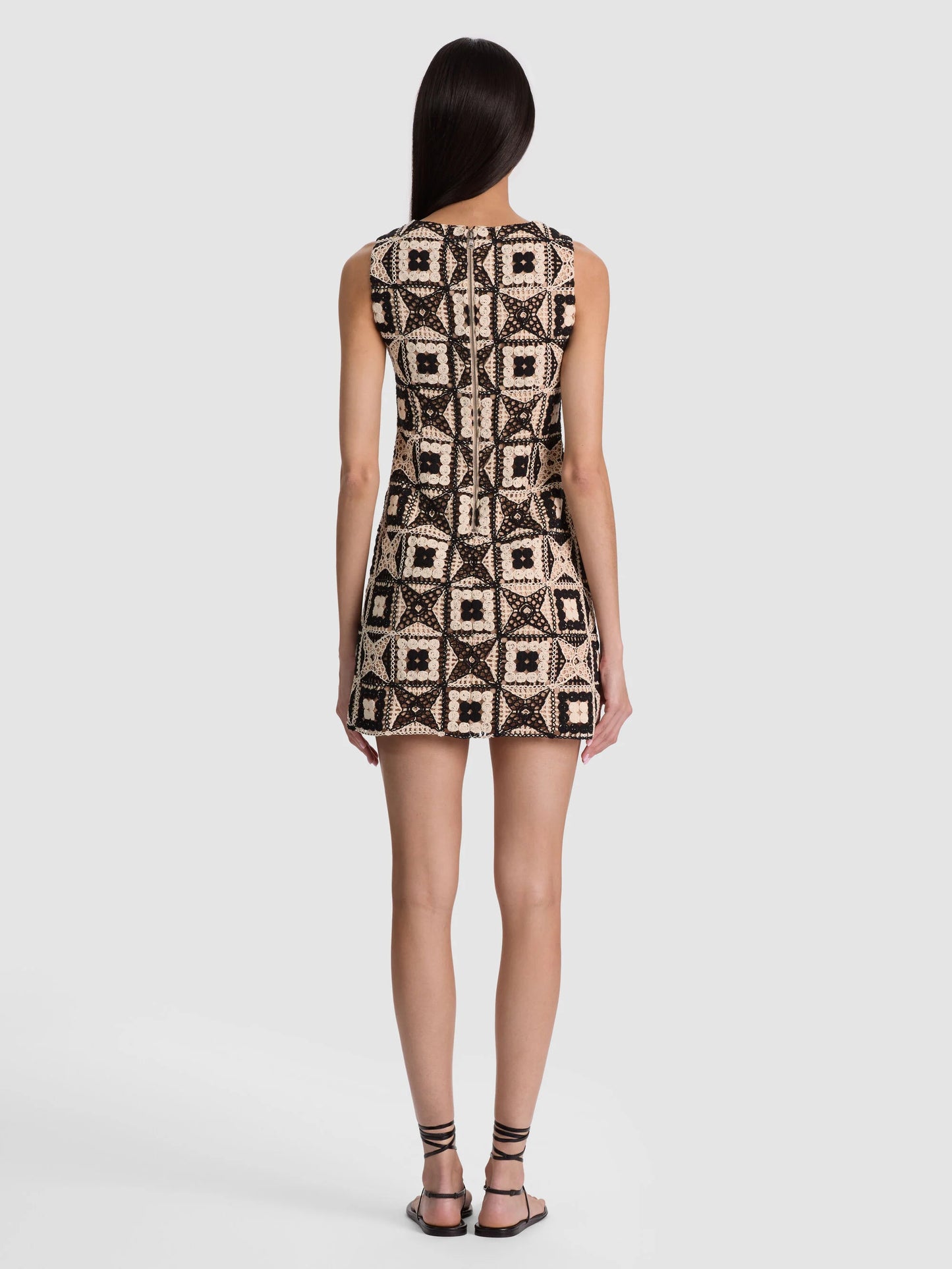 Black Clyde Crochet Dress