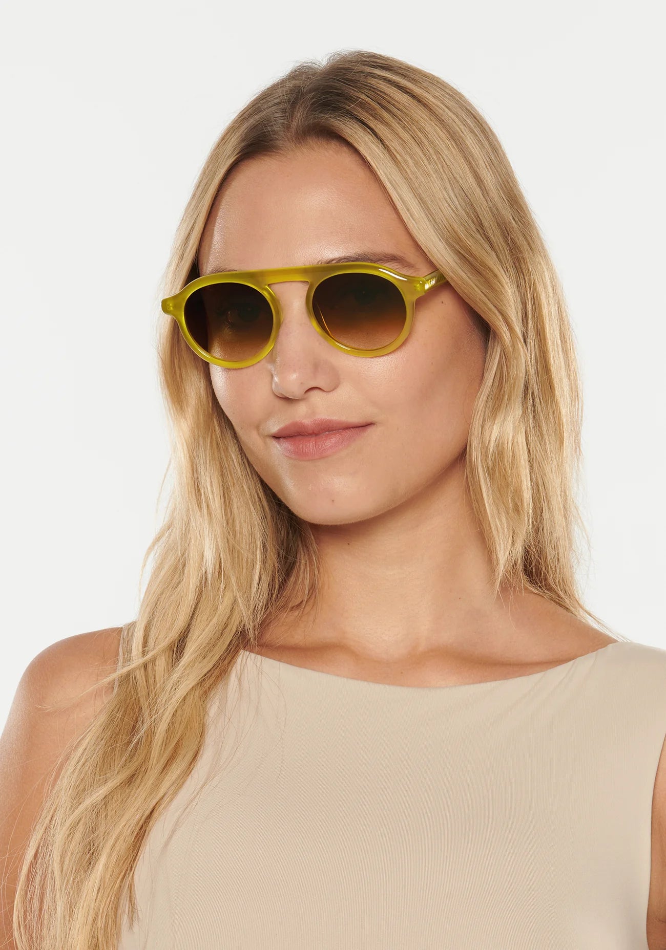 CAMERON Chartreuse Sunglasses
