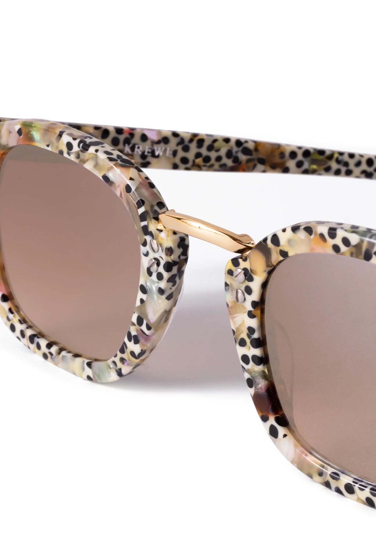 CAMPBELL Granita 18k Mirrored Sunglasses