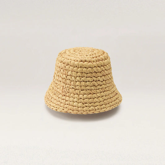 Anya Raffia Handmade Bucket Hat