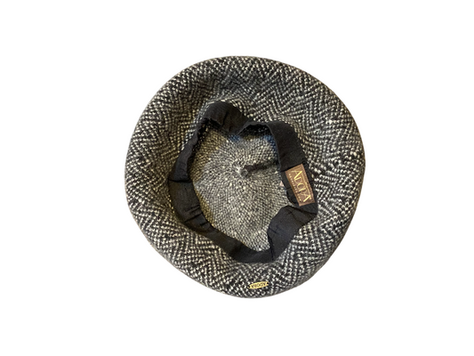 Wool Beret Grey ZigZag
