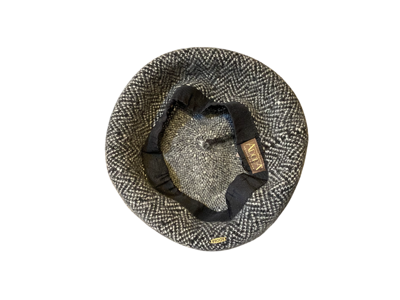 Wool Beret Grey ZigZag