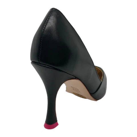 Claire In Leather Black Pump