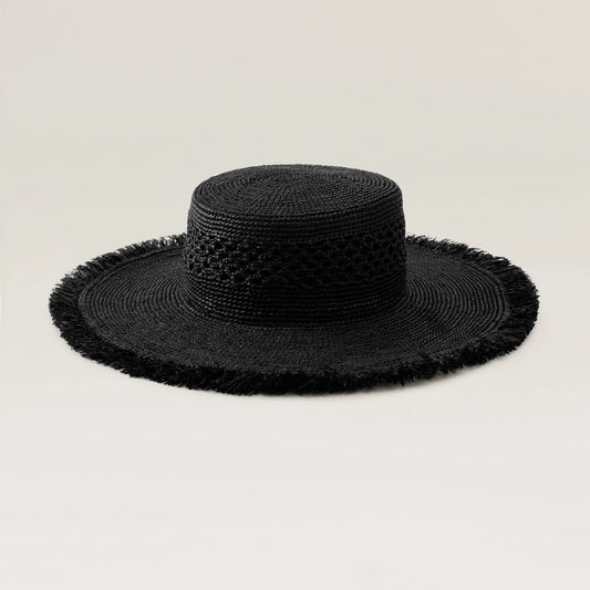 IVY RAFFIA BOATER