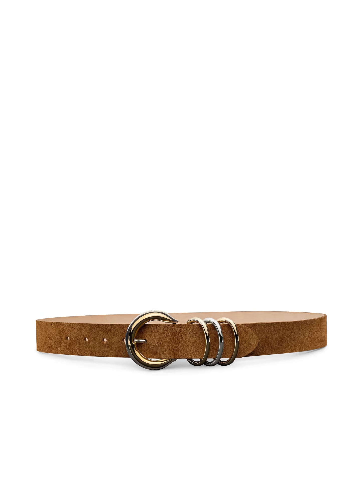 Cognac Tobar Suede Leather Belt