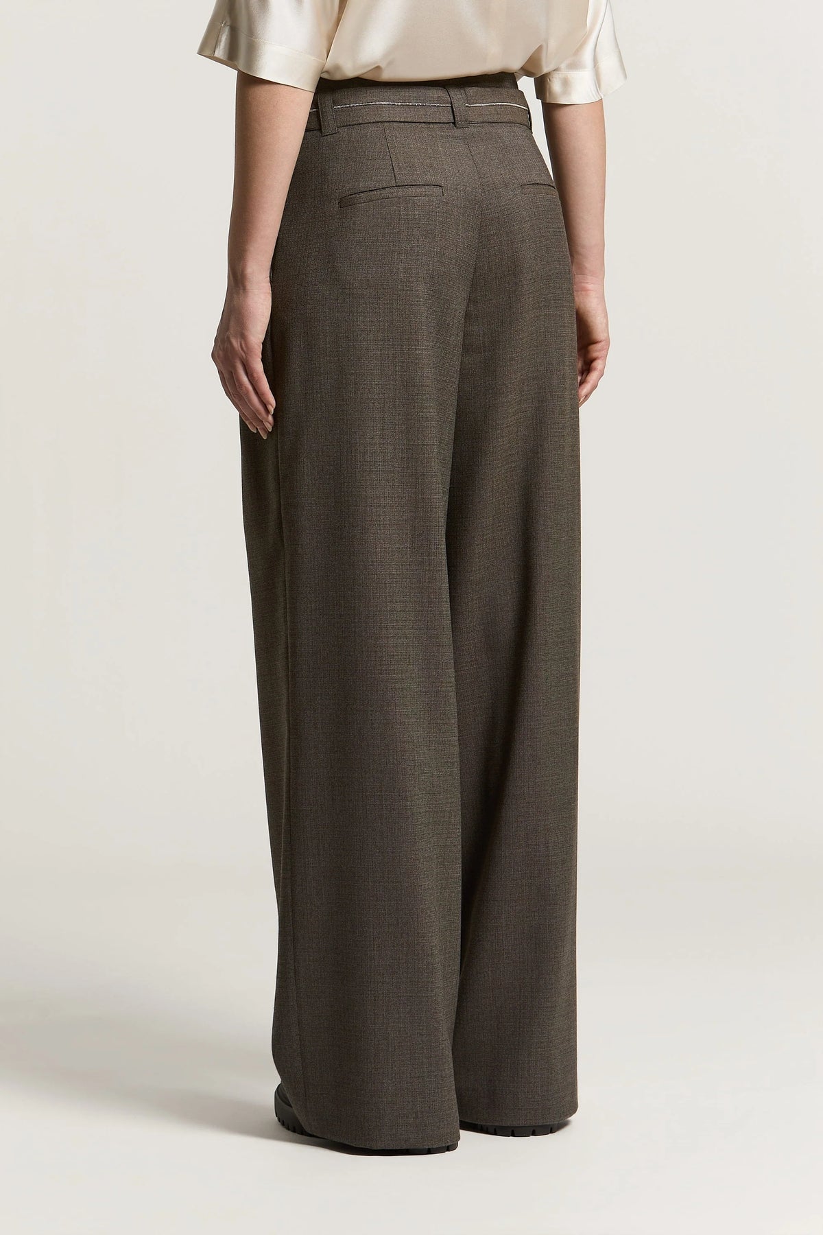 Deep Brown Flannel Pants