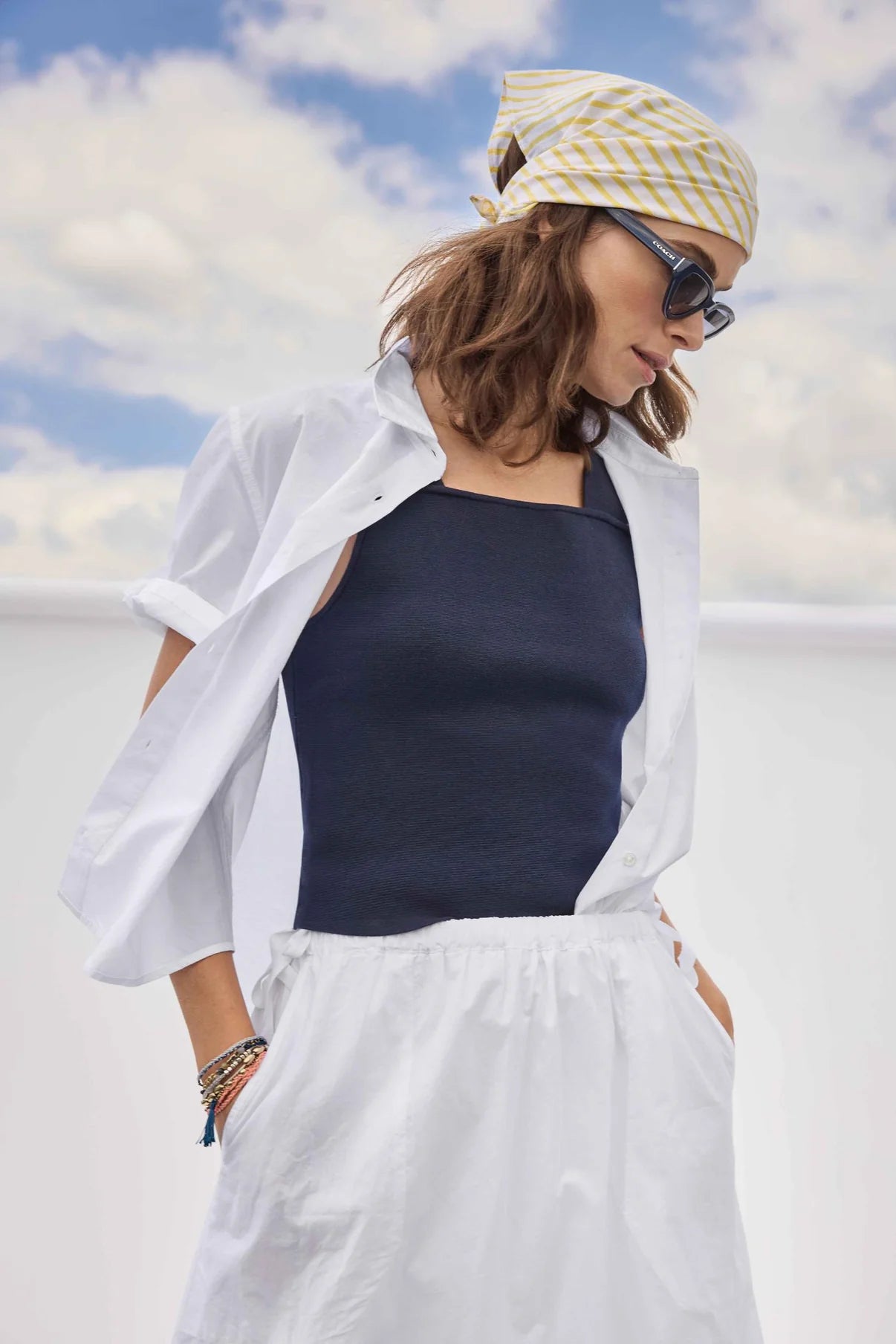 Wide Strap Knit Tank