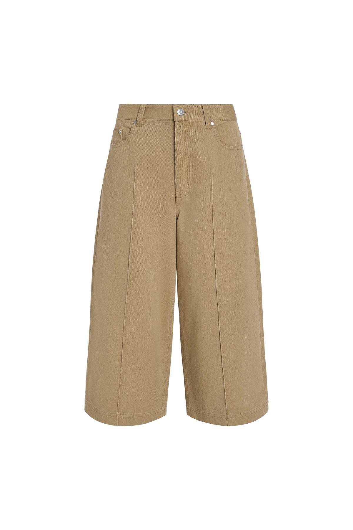 Washed Olive Cornelia Gaucho Pant
