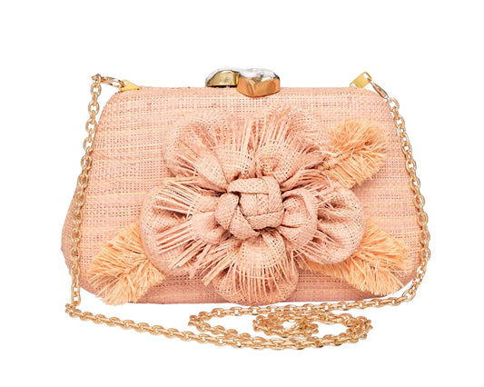 ROSIE PALE PINK CLUTCH