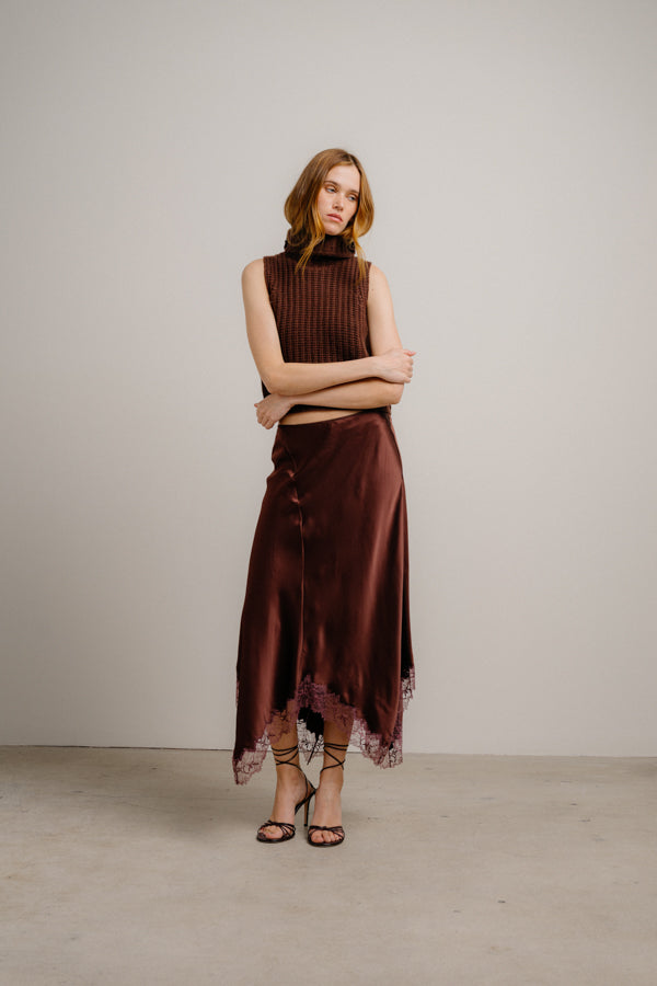 Saige Cropped Turtleneck IP