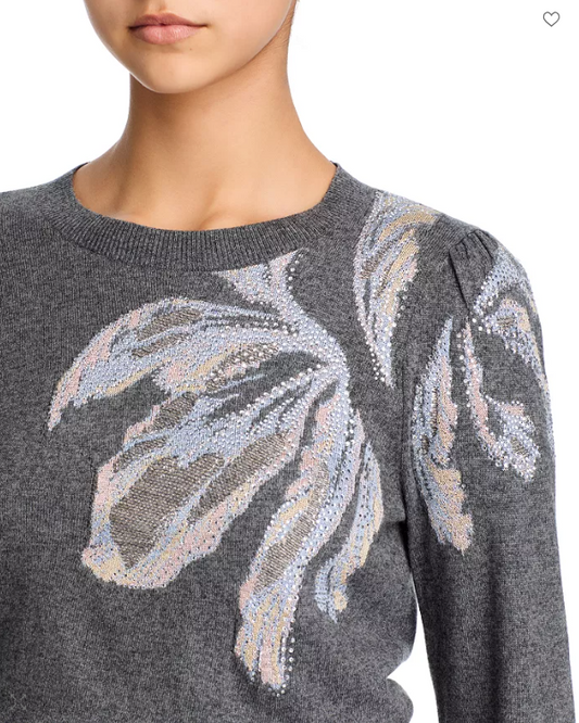 Multi Tulip Pullover Sweater
