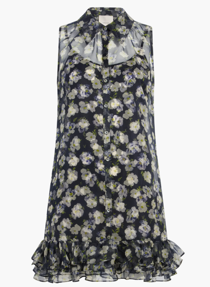 Mini Tossed Poppies Brisbane Dress