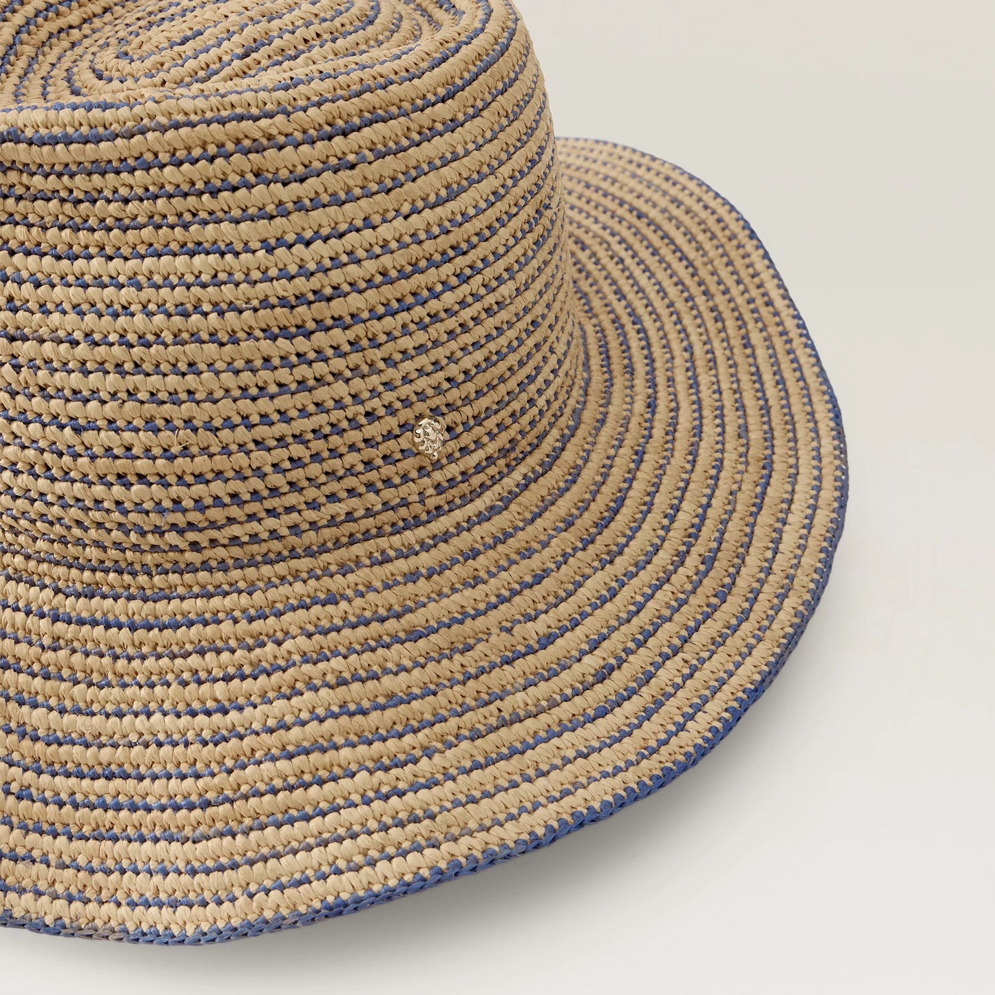 STEEVIE RAFFIA STRIPE FEDORA