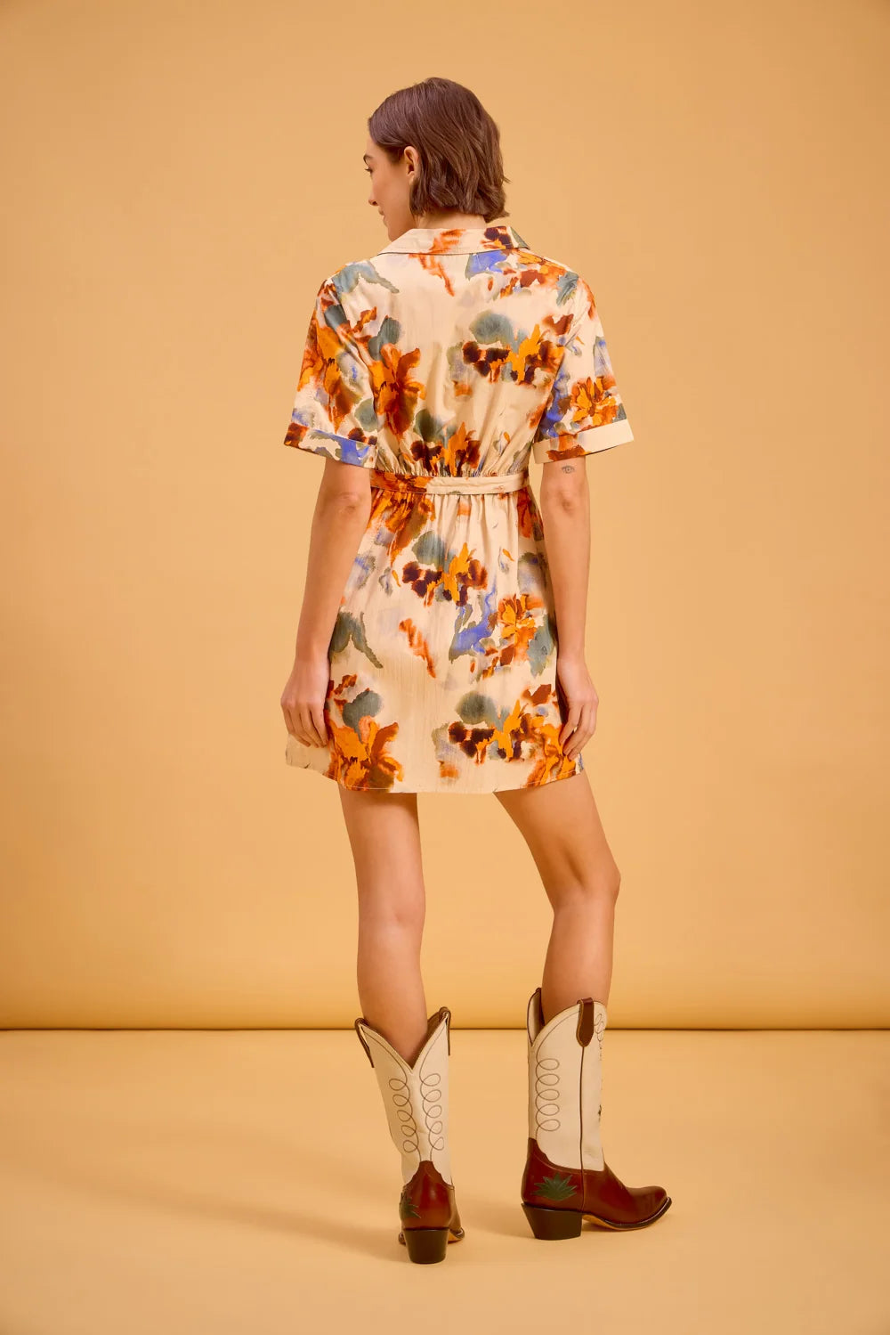 Tilly Dress in Strata Terra
