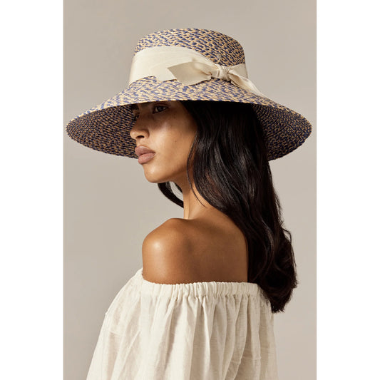 LAPIS TILLY RAFFIA BRAID SUN HAT