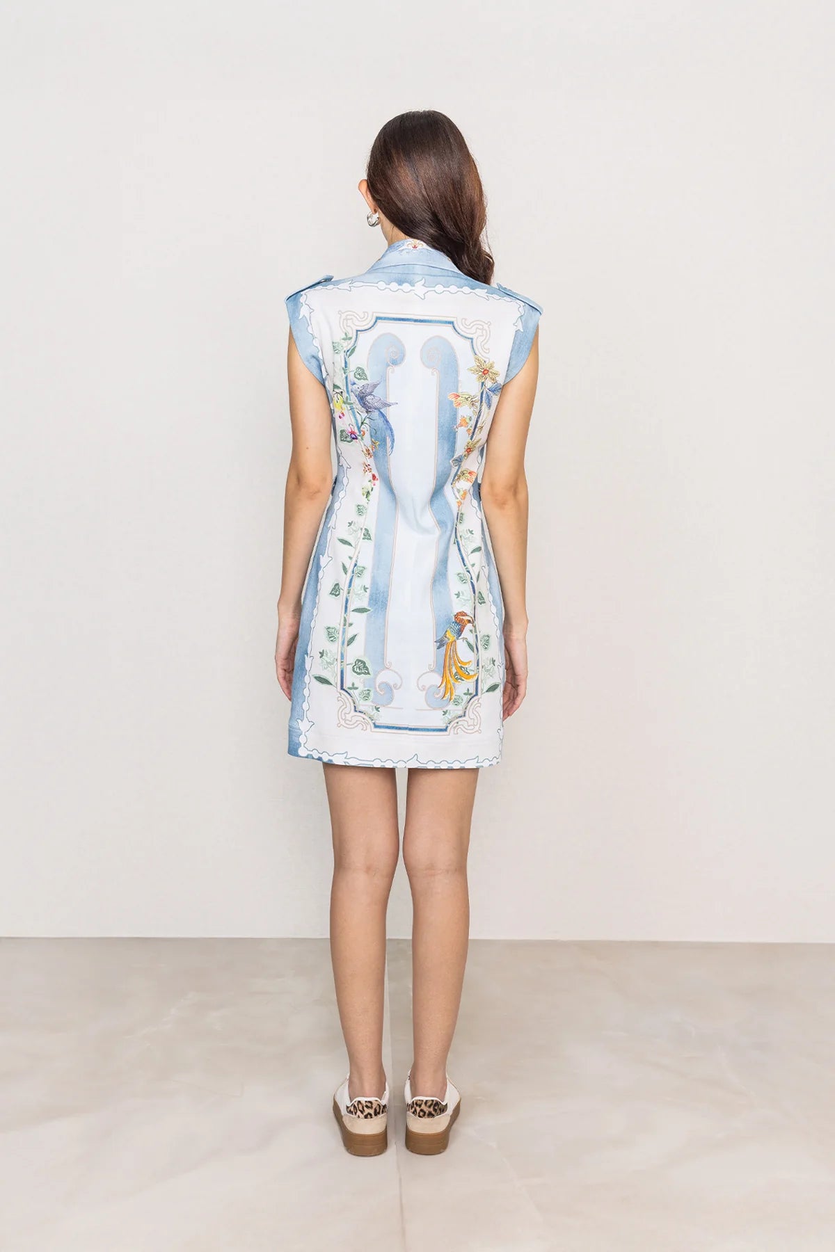 Koi Shirt Mini Dress