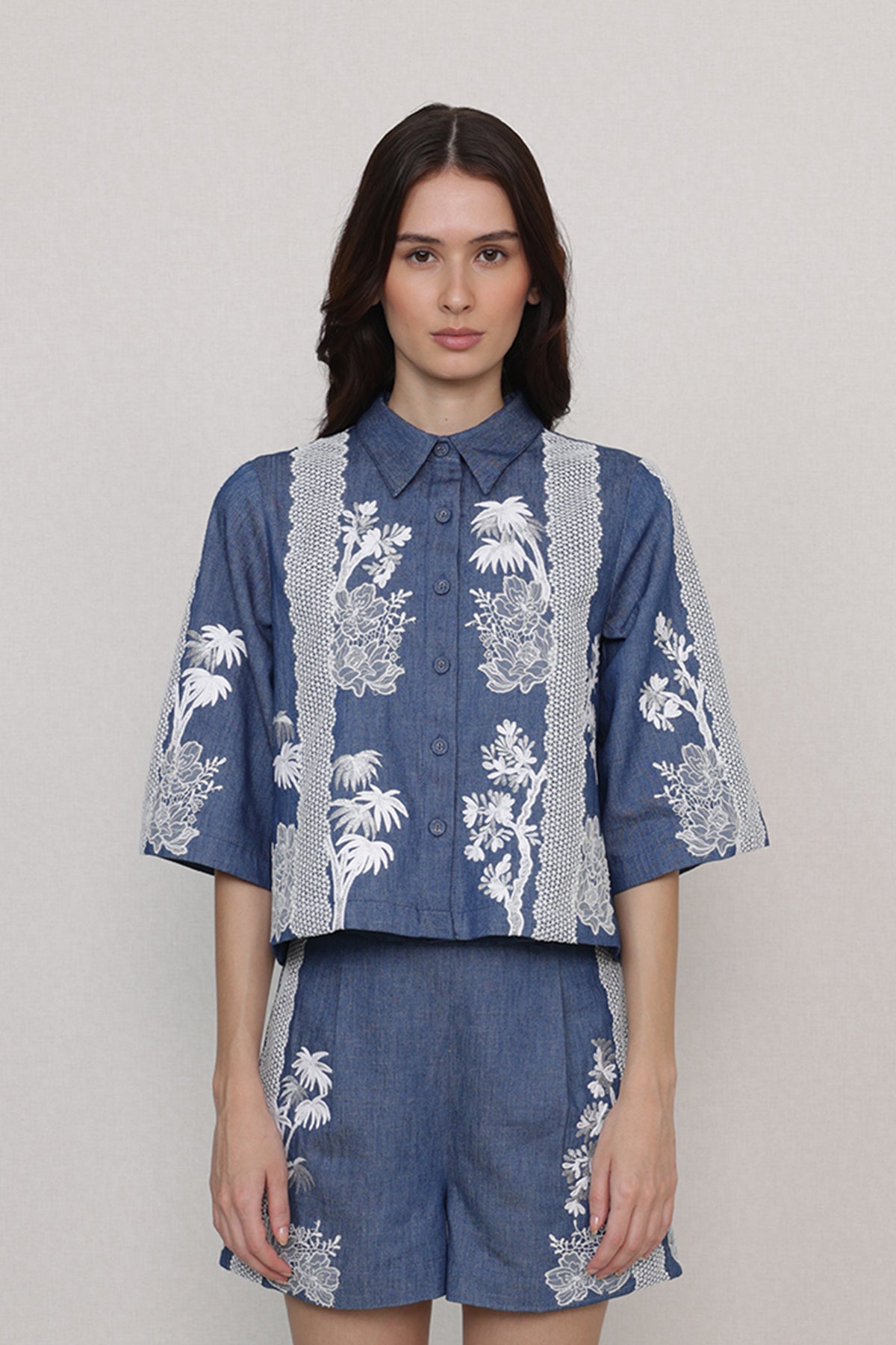 Caspian Cropped Shirt