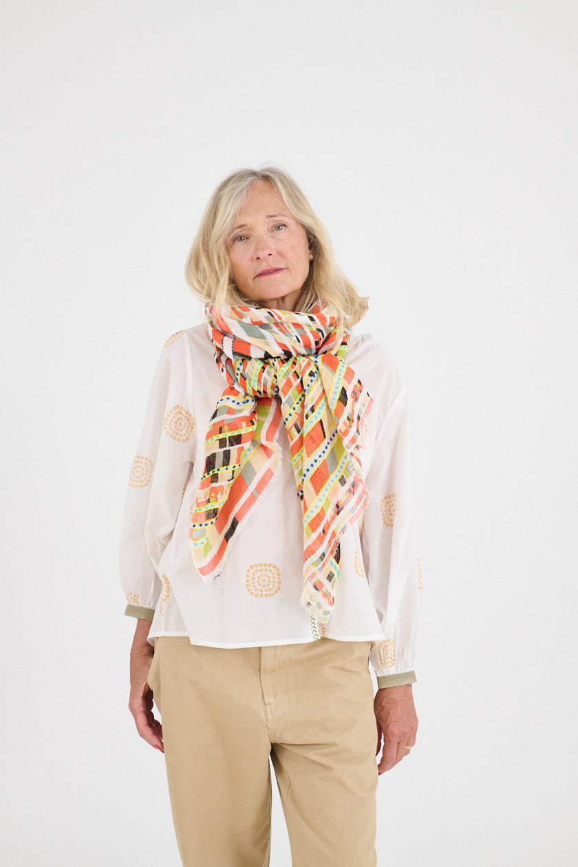Bea Scarf - Coral