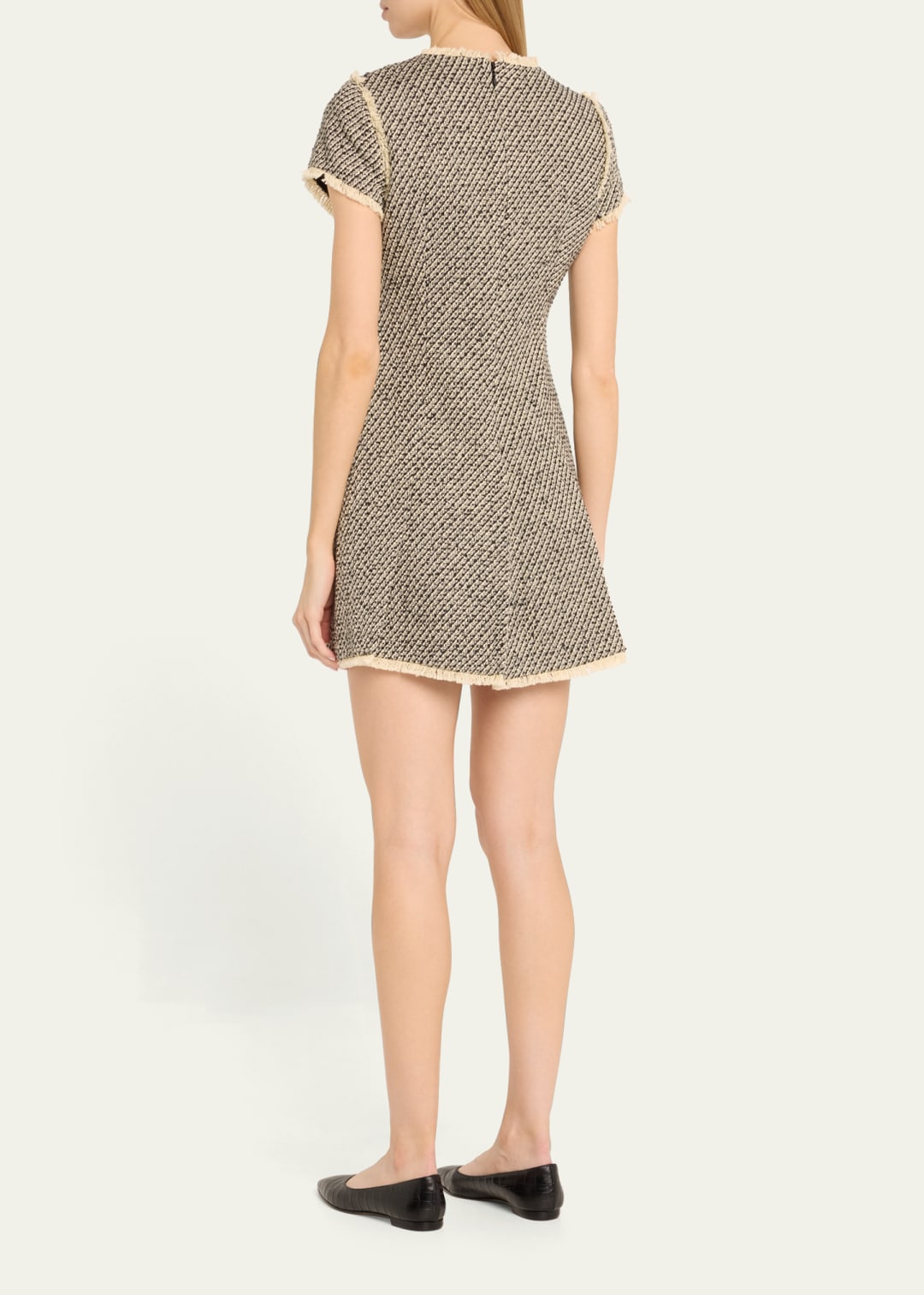 Nova Metallic Tweed Mini Dress