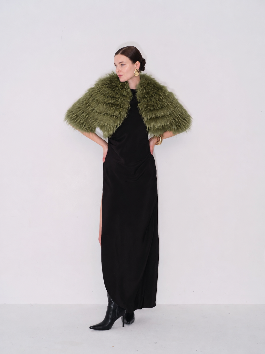 Moss Green Bolero