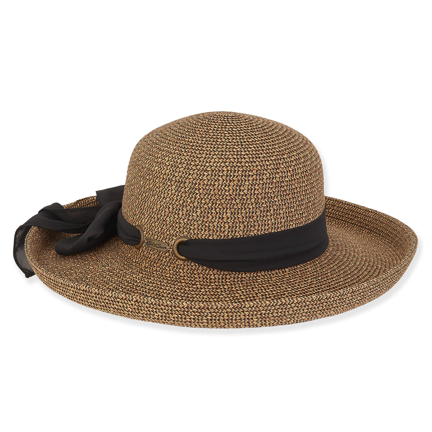 Chiffon Scarf Trim Hat