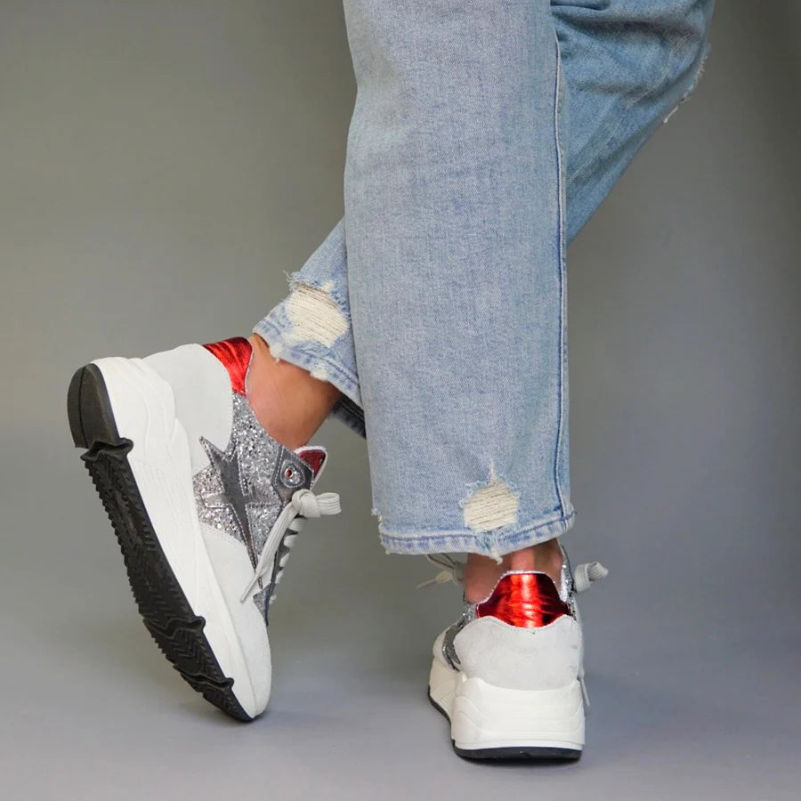Lightening Strike Sneaker Argent