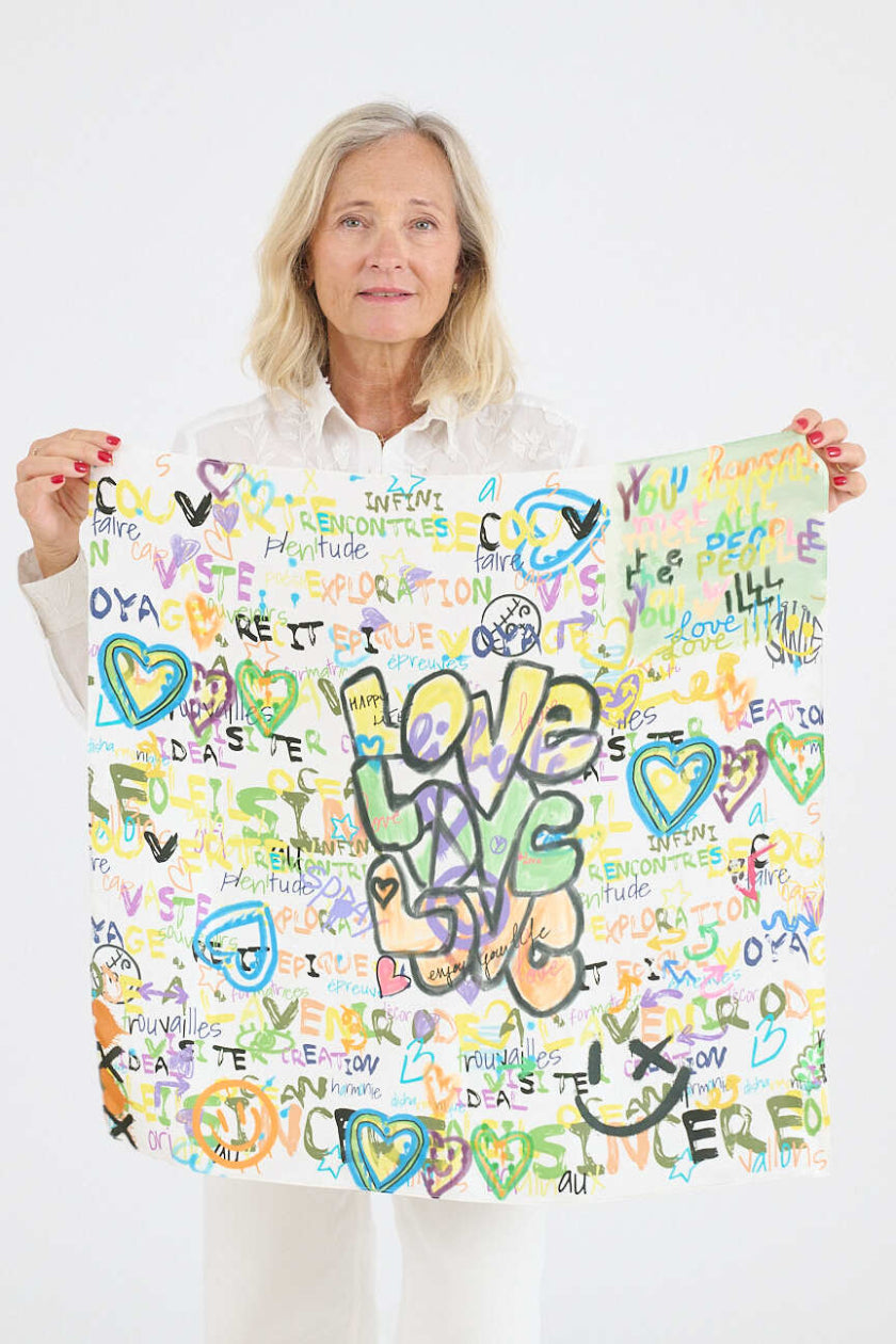 Love Blanc Scarf