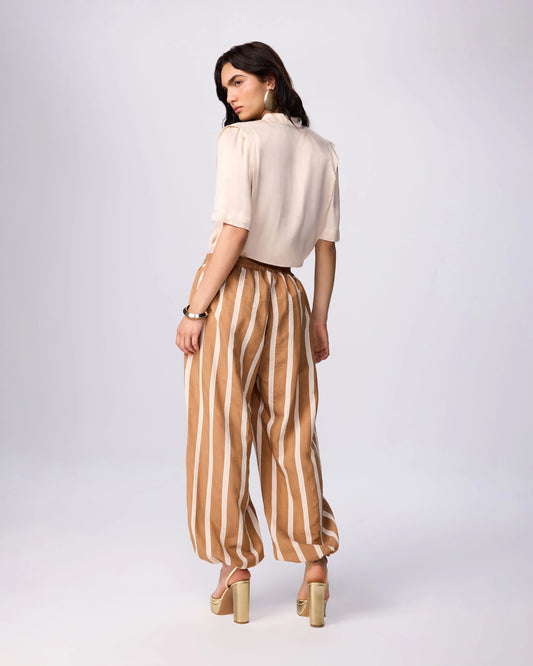 Phaenna Shoulder Pleat Blouse
