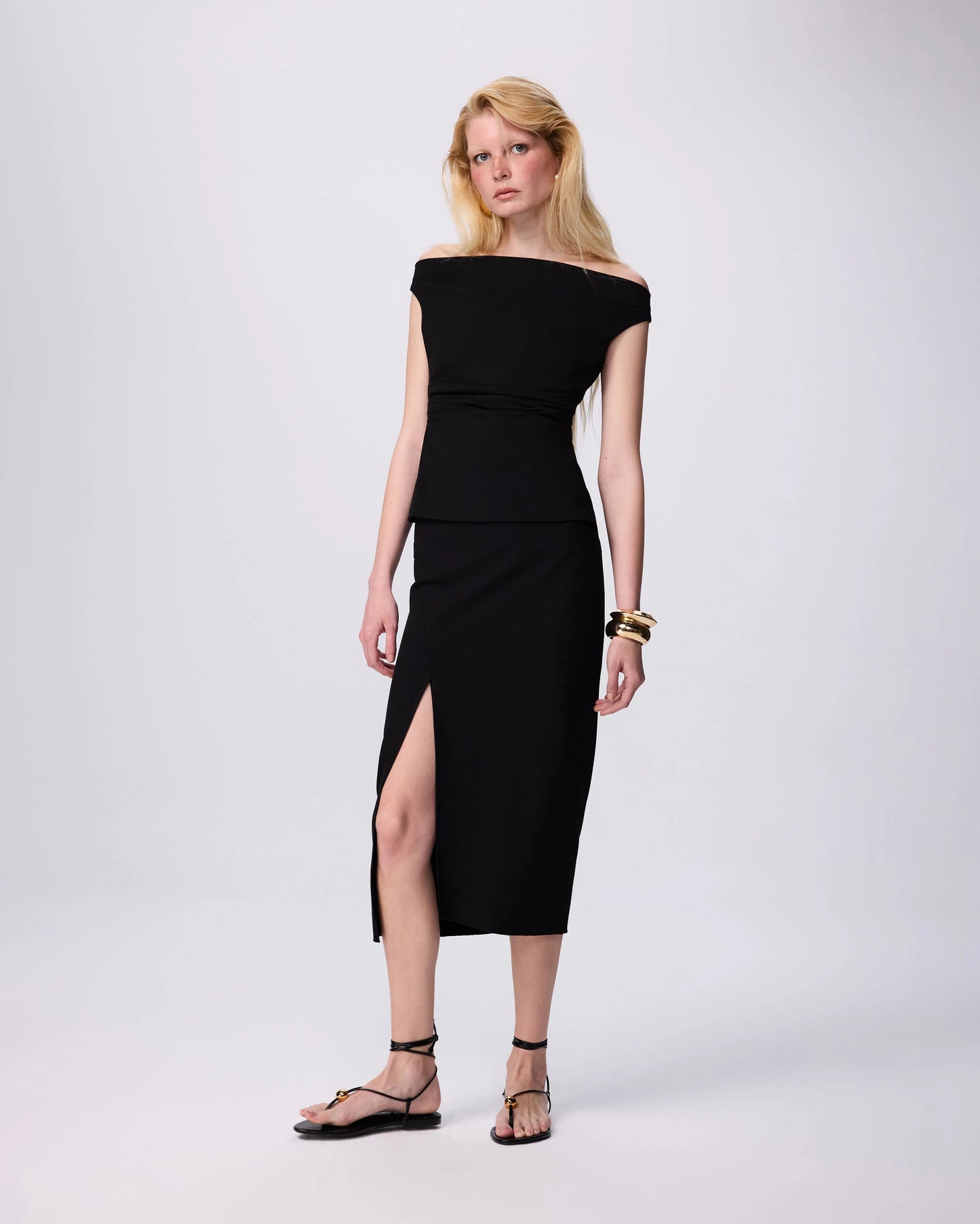 Thetis Draped Neck Top