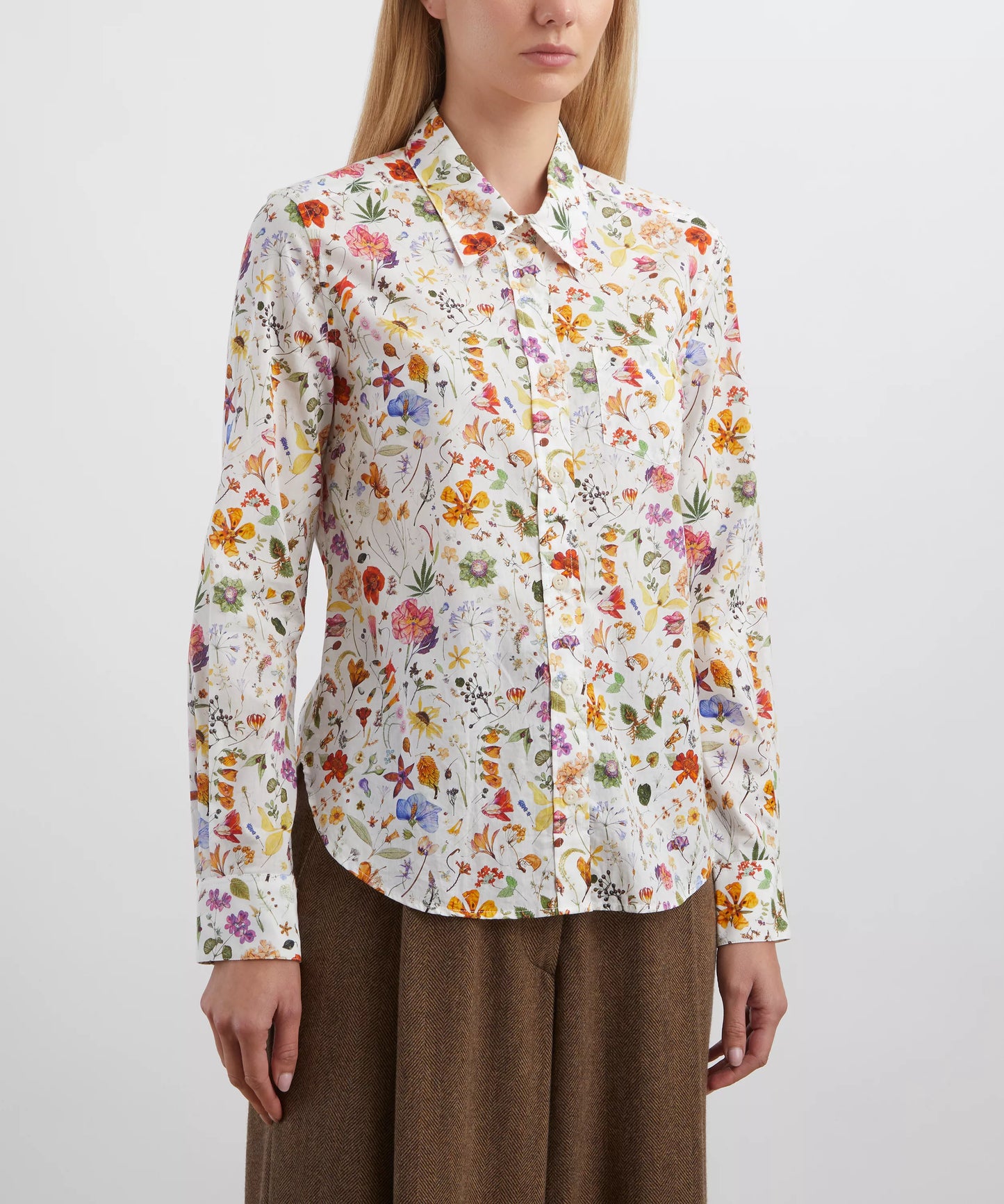 Floral Eve Silk Shirt