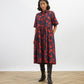 Navy Radiant Ros Gallery Shirt Dress