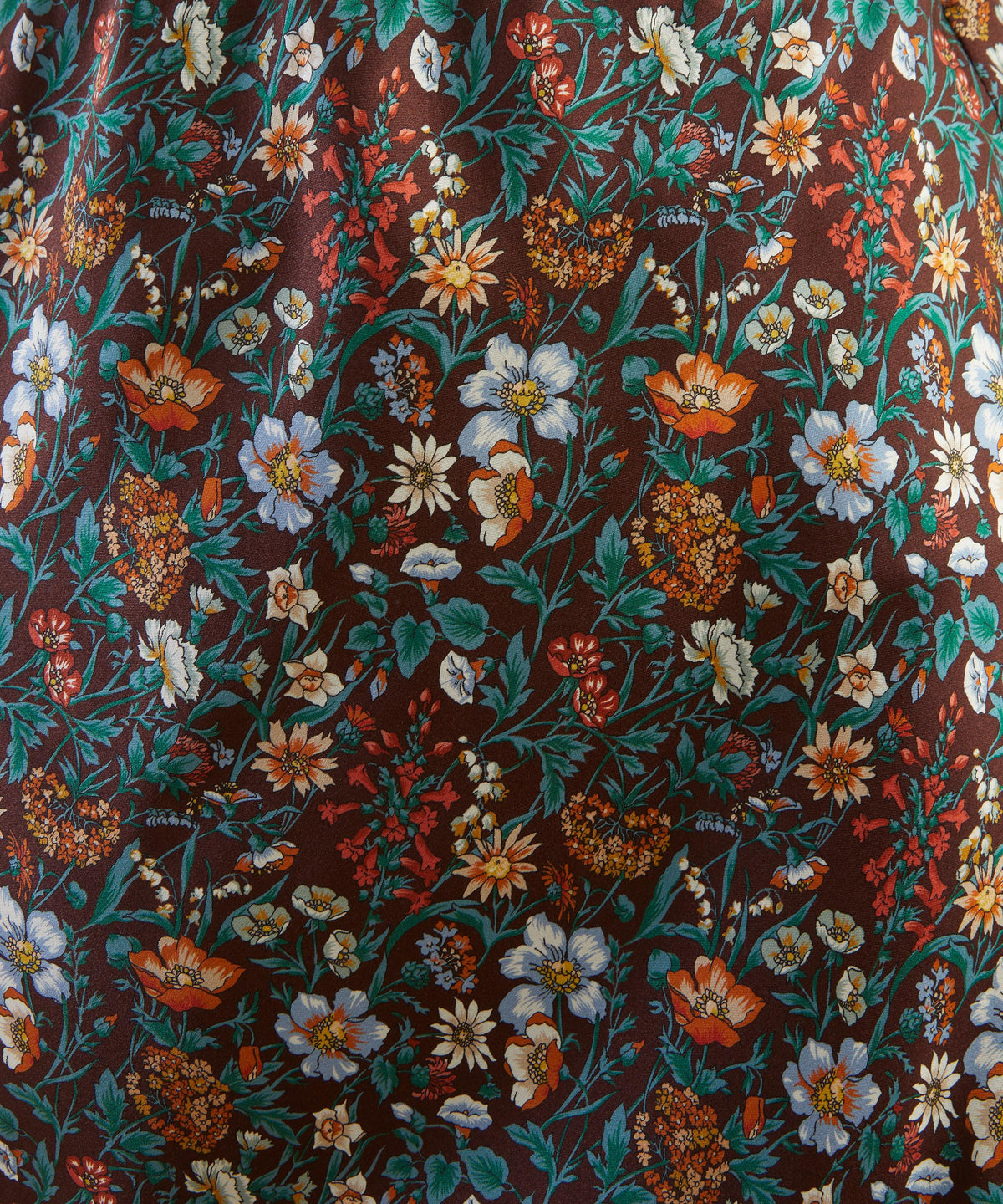 Brown Rachel Meadow Slip Skirt