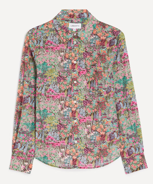 Dark Pink Anna's Haven Fitted Shirt