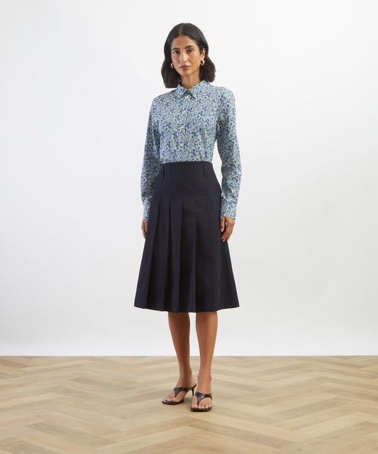 Blue Emma and Georgina Fitted Shirt